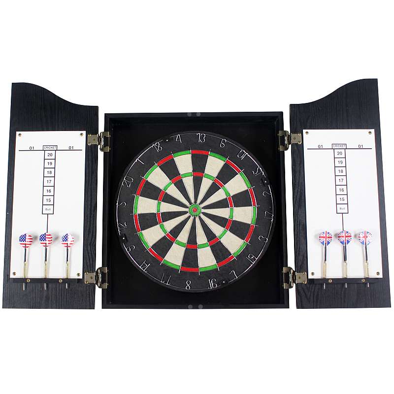 Heritage Dartboard Cabinet Set - Image 3