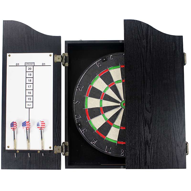Heritage Dartboard Cabinet Set - Image 2