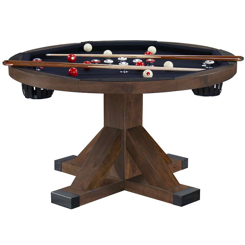 Sterling 3 in 1 Game Table with Bumper Pool - Rustic Series - Image 4