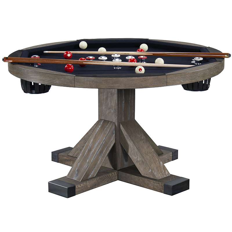 Sterling 3 in 1 Game Table with Bumper Pool - Rustic Series - Image 5
